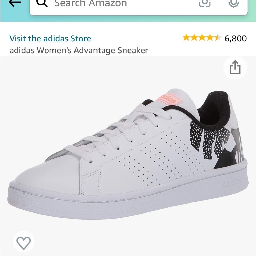NWT Adidas Advantage Sneaker - graphic print